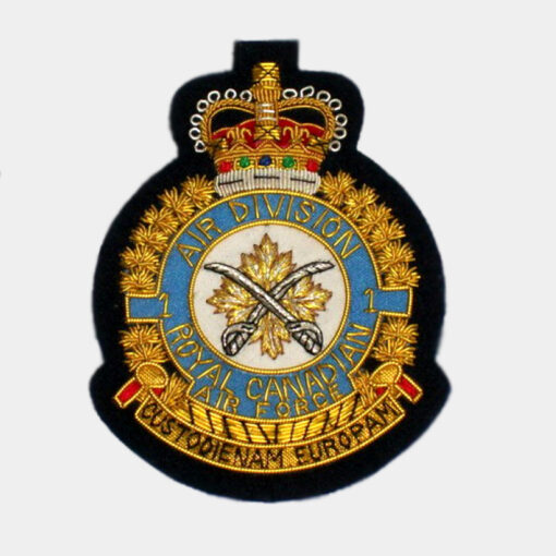 1 Air division squadron blazer badges – Royal Canadian Air Force (RCAF)