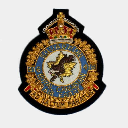 416 Tactical Fighter Squadron Blazer Crest royal patche