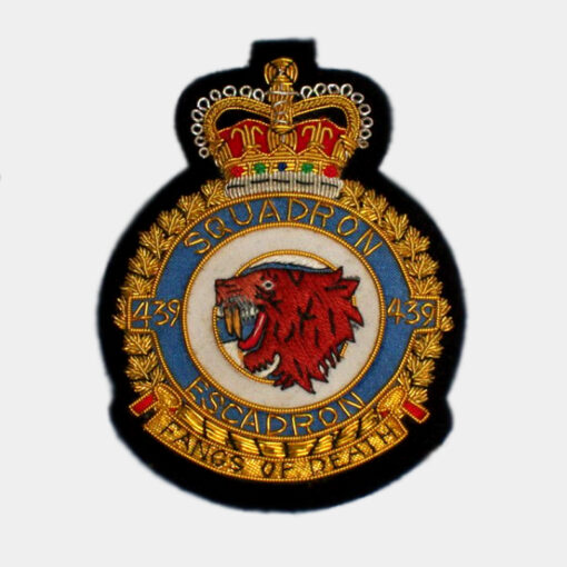 439 Fighter Bomber Squadron Blazer badge – Royal Canadian Air Force (RCAF)