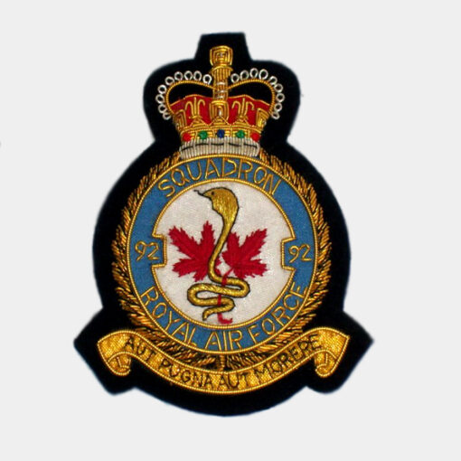 92 Squadron Blazer Badge – Royal Canadian Air Force (RCAF)