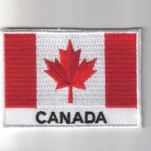 Canada embroidered patches - country flag Canada patches / iron Canada on badges