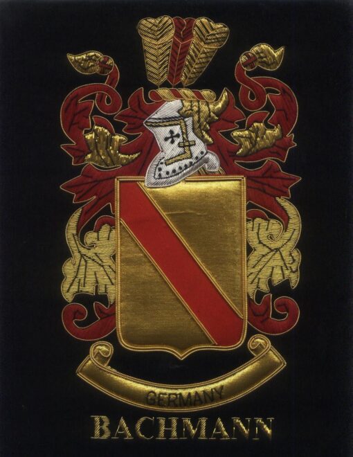 Bachmann Family Crest /  Bachmann Coat of arms