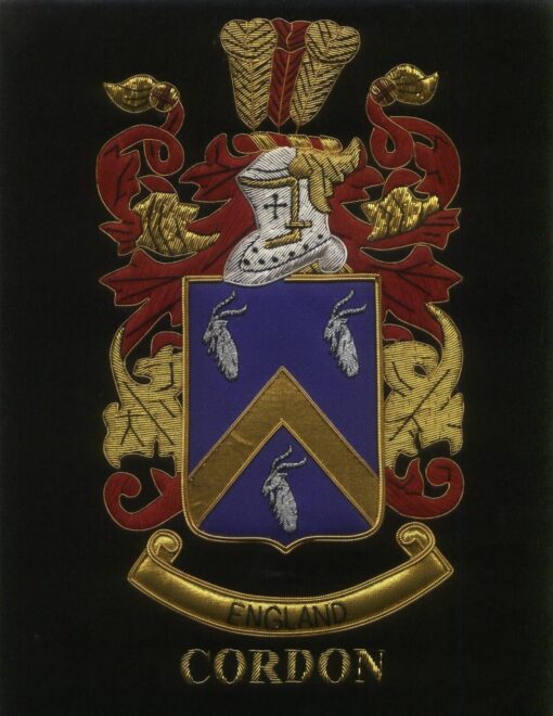 Cordon Family Crest /  Cordon Coat of arms