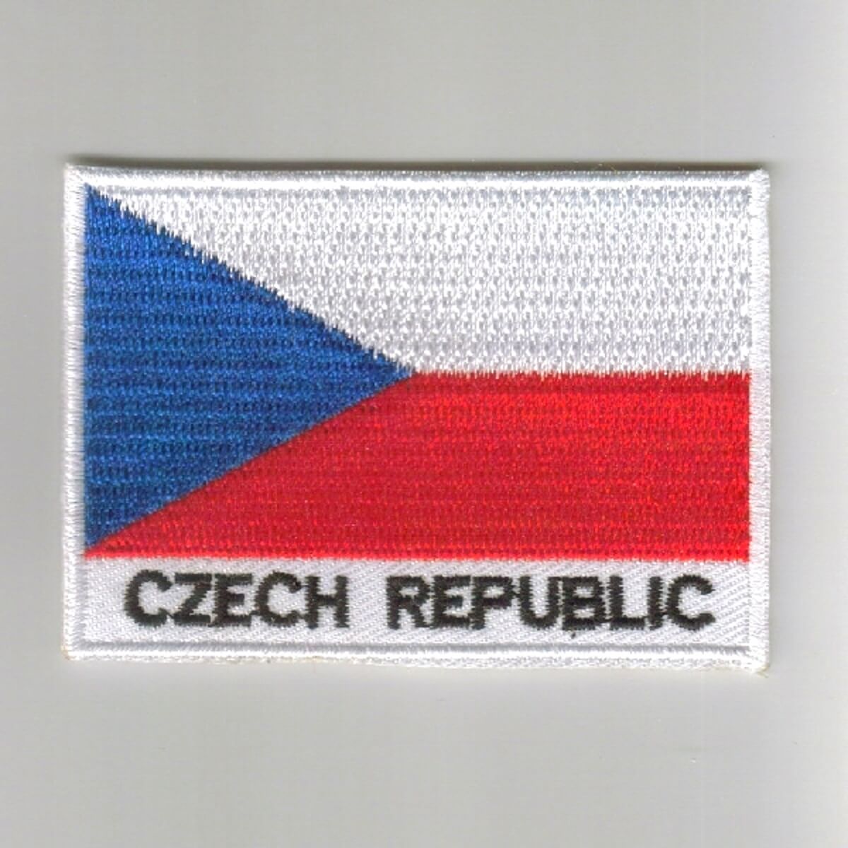 Czech-republic embroidered patches - country flag Czech-republic patches /  iron on badges