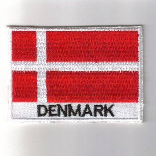 Denmark embroidered patches - country flag Chad patches / iron on badges