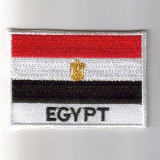 Egypt embroidered patches - country flag Egypt patches / iron on badges