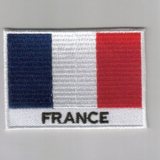 France embroidered patches - country flag France patches / iron on badges