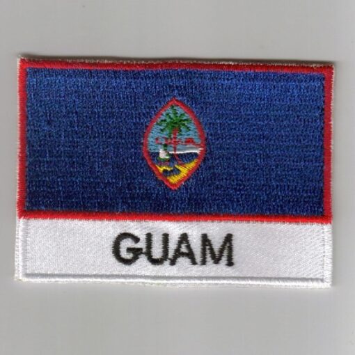 Guam embroidered patches - country flag Guam patches / iron on badges