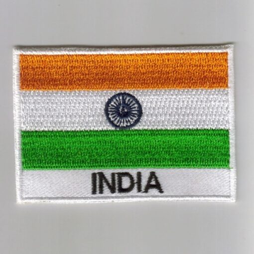 India embroidered patches - country flag India patches / iron on badges