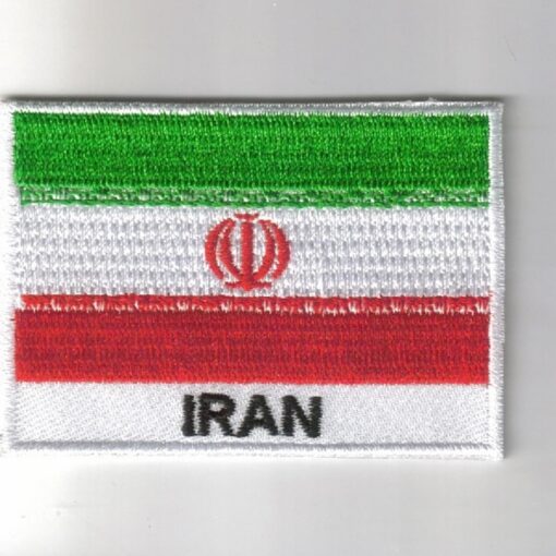 Iran embroidered patches - country flag Iran patches / iron on badges