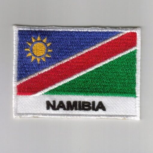 Namibia embroidered patches - country flag Namibia patches / iron on badges