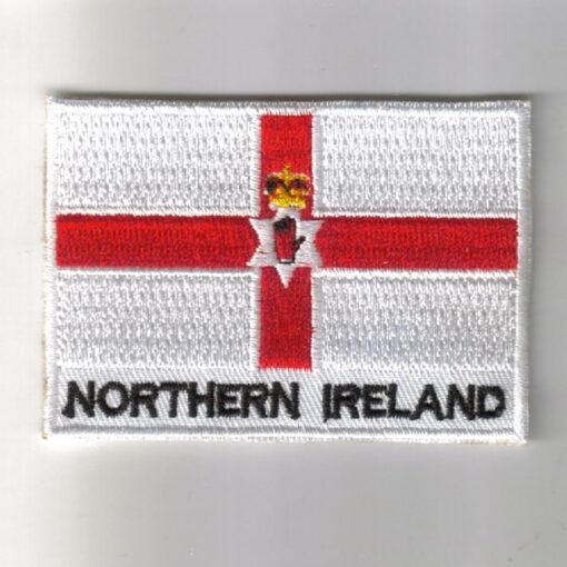 Northern-Ireland embroidered patches - country flag Northern-Ireland patches / iron on badges