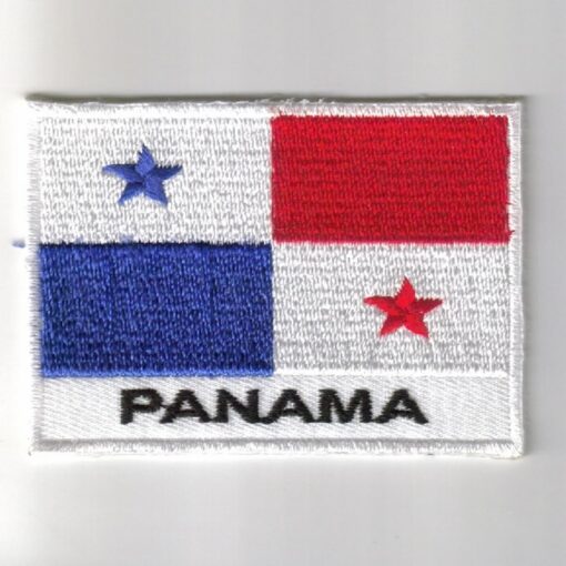 Panama embroidered patches - country flag Panama patches / iron on badges