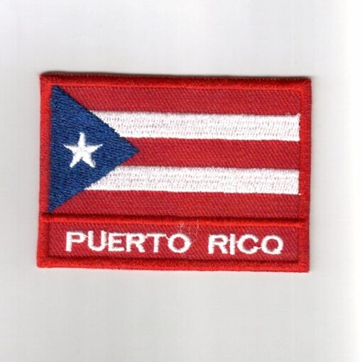 Puerto-Rico embroidered patches - country flag Puerto-Rico patches / iron on badges