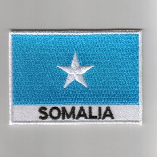 Somalia embroidered patches - country flag Somalia patches / iron on badges