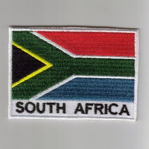 South-Africa embroidered patches - country flag South-Africa patches / iron on badges