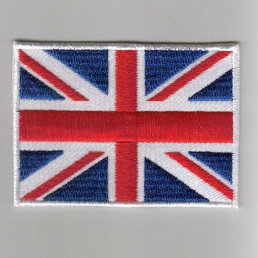 UK embroidered patches - country flag UK patches / iron on badges