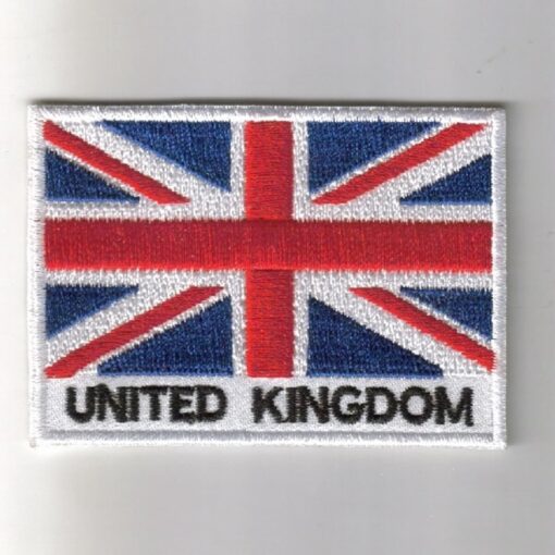 United-Kingdom embroidered patches - country flag United-Kingdom patches / iron on badges