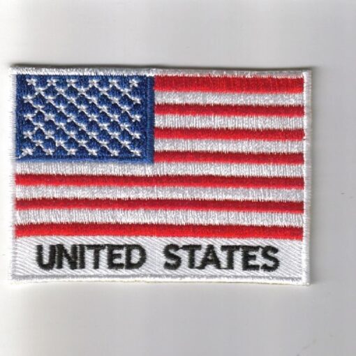 United states Embroidered patch with Name - country flag United-states patches / iron on badges