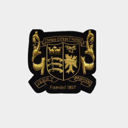 Christs College Finchley Embroidered badge