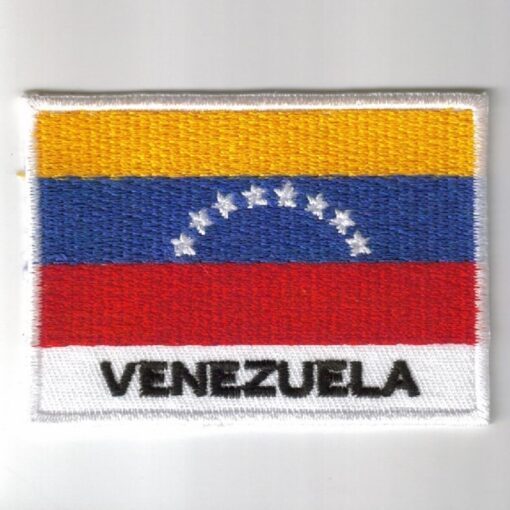 Venezuela embroidered patches - country flag Venezuela patches / iron on badges