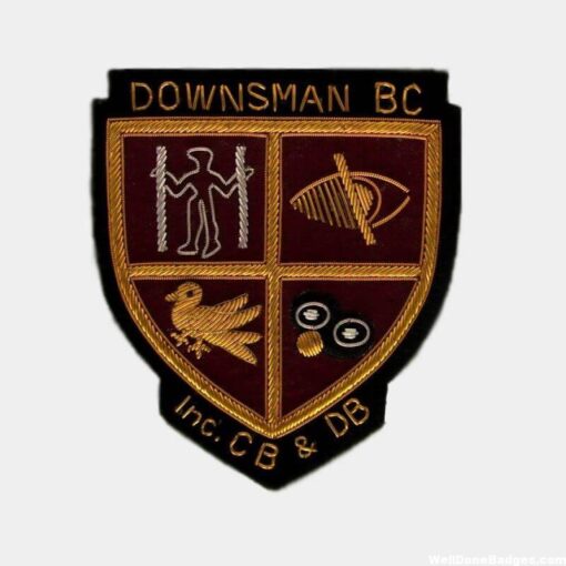 Bowling Club patches - Blazer Badges - Hand Embroidered Patches Custom Bullion Crests