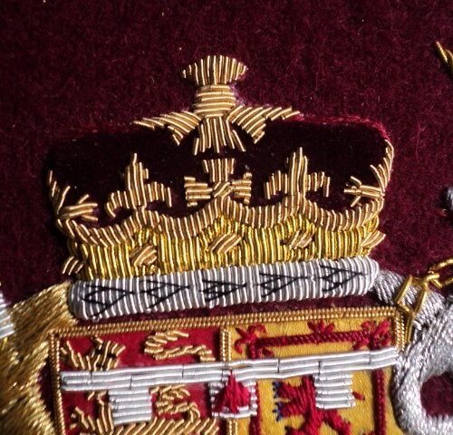Embroidered British UK Royal coat of arms Blazer Badges