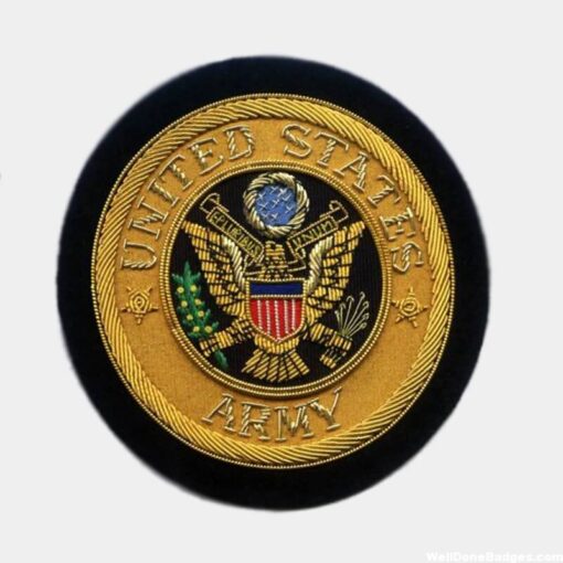 US Army Bullion Crests - Hand Military Embroidered Blazer Patches